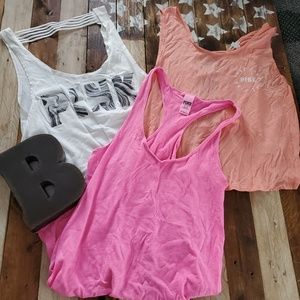 Pink workout top lot
